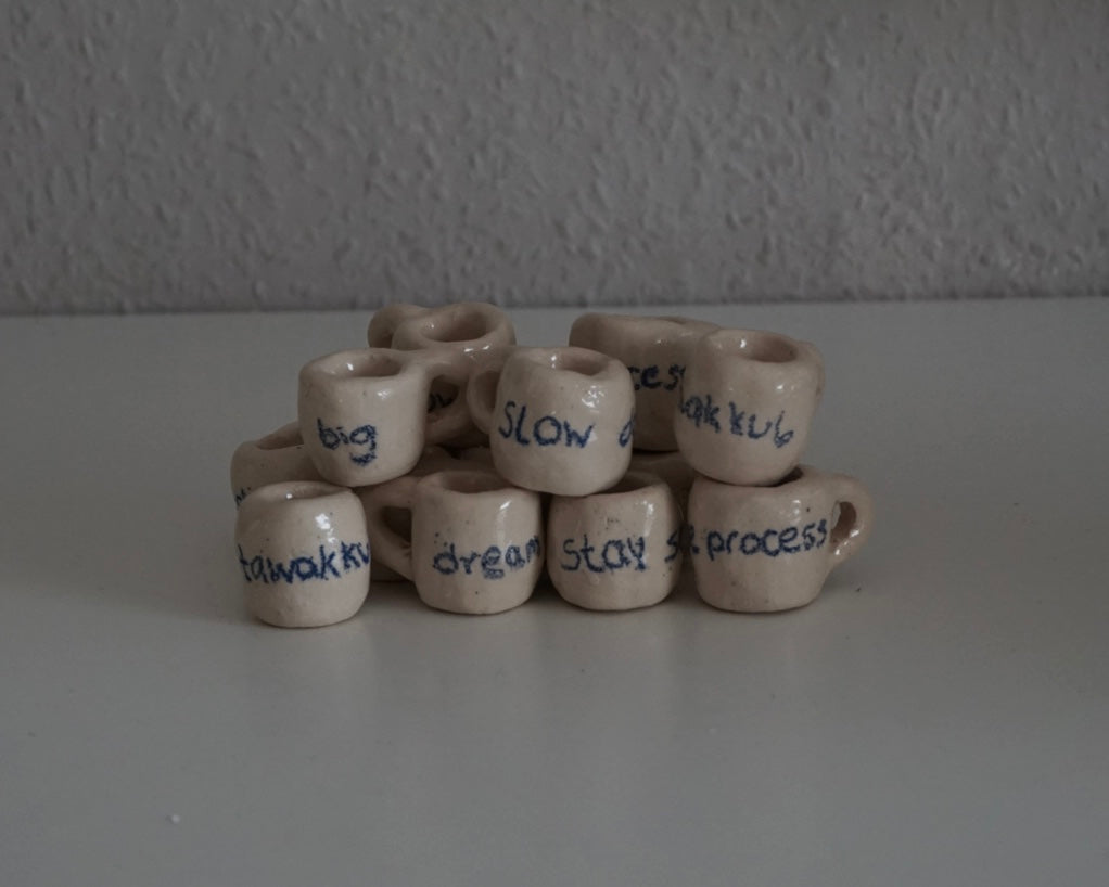 Schüsselanhänger mit Spruch