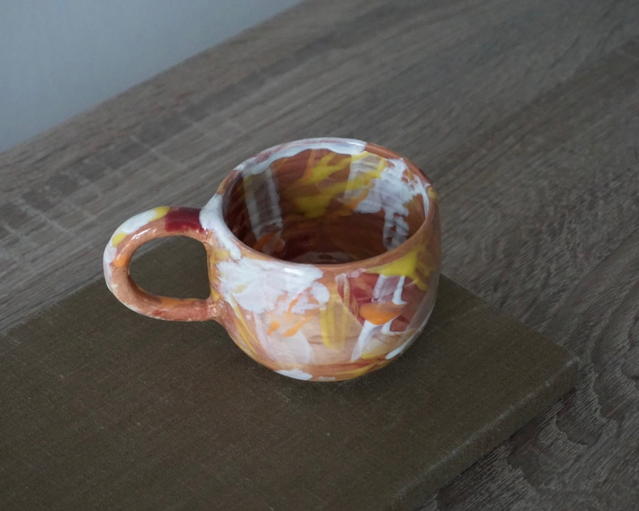 marble tasse (orange)