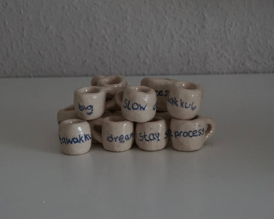 Schüsselanhänger mit Spruch