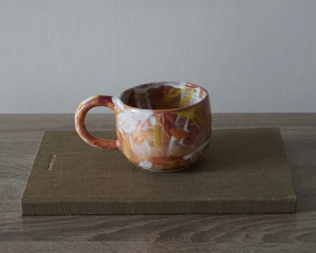 marble tasse (orange)