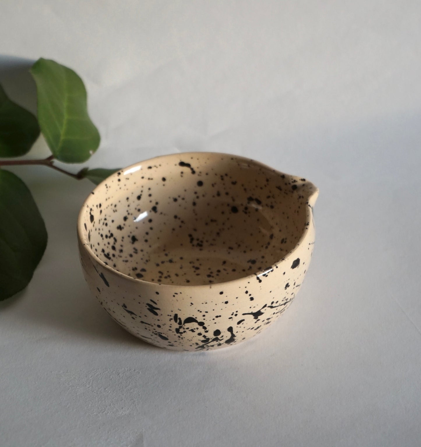 matcha schale (gepunktet)