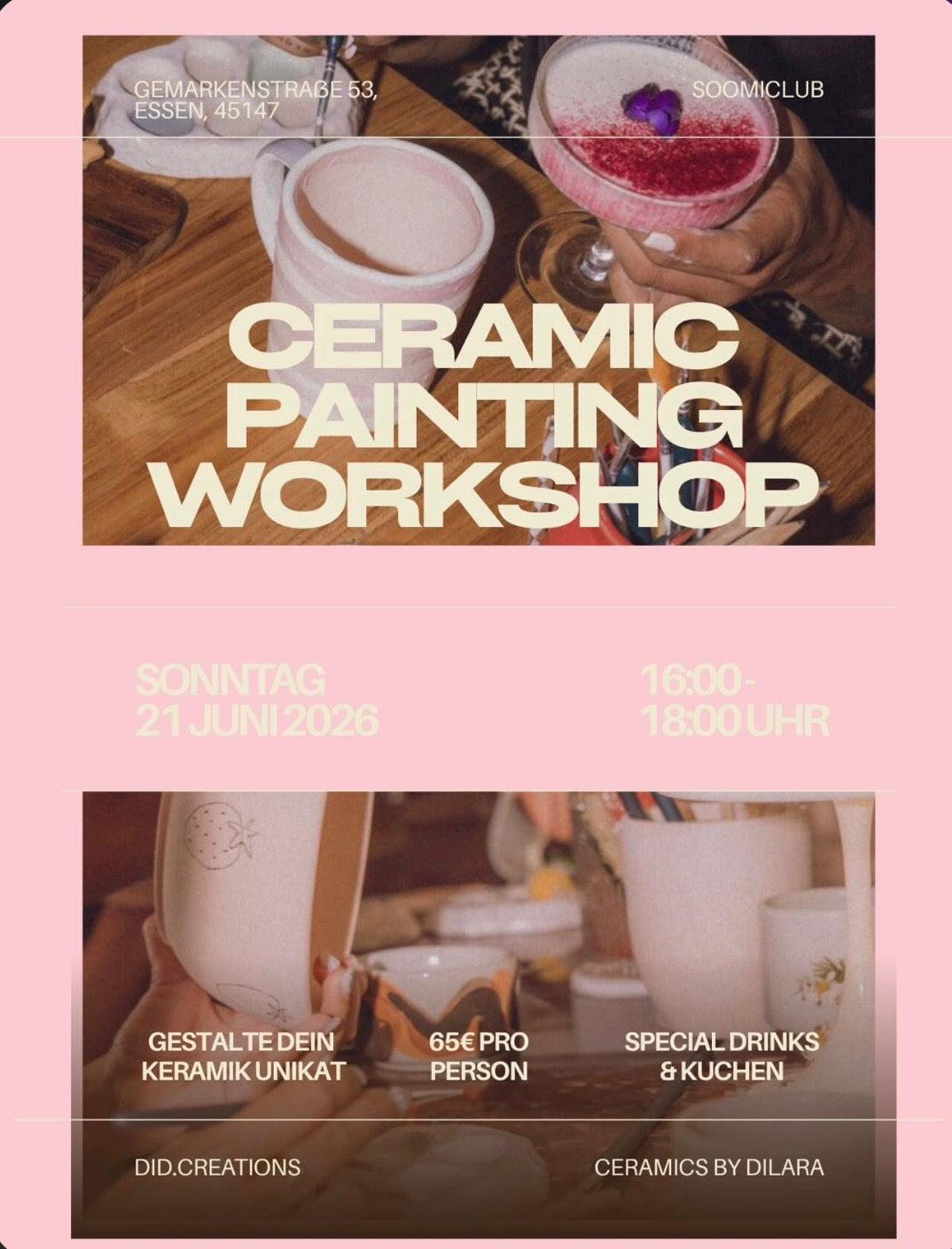 ceramic painting workshop im soomi club